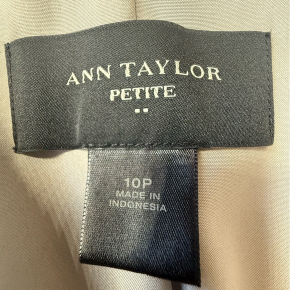 Ann Taylor Plaid One-Button Blazer Career Wear Office Professional Jacket 10 P - Picture 11 of 14